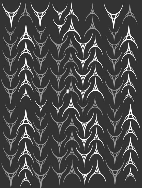 Nagelsticker - Aufkleber selbstklebend - Nail Sticker - Weiss Silber Frech